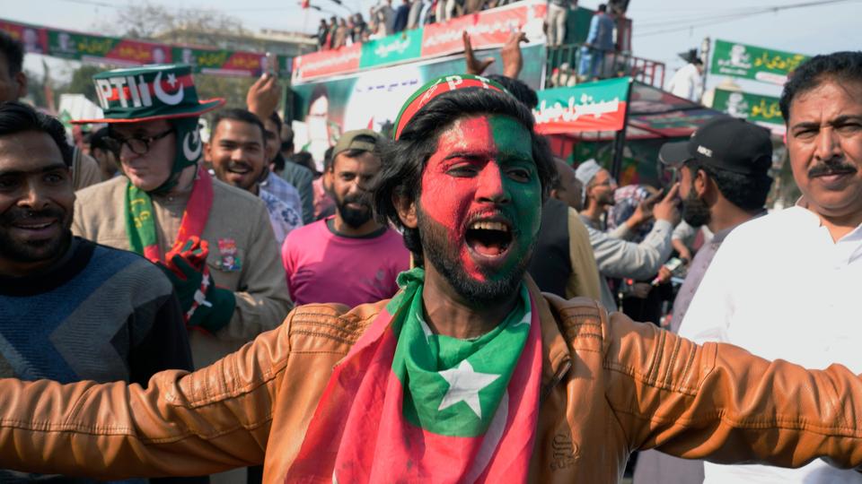 Hundreds of supporters of Pakistan's former Prime Minister Imran Khan on Wednesday defied a ban on rallies in Lahore, taunting police and asking to be arrested en masse.