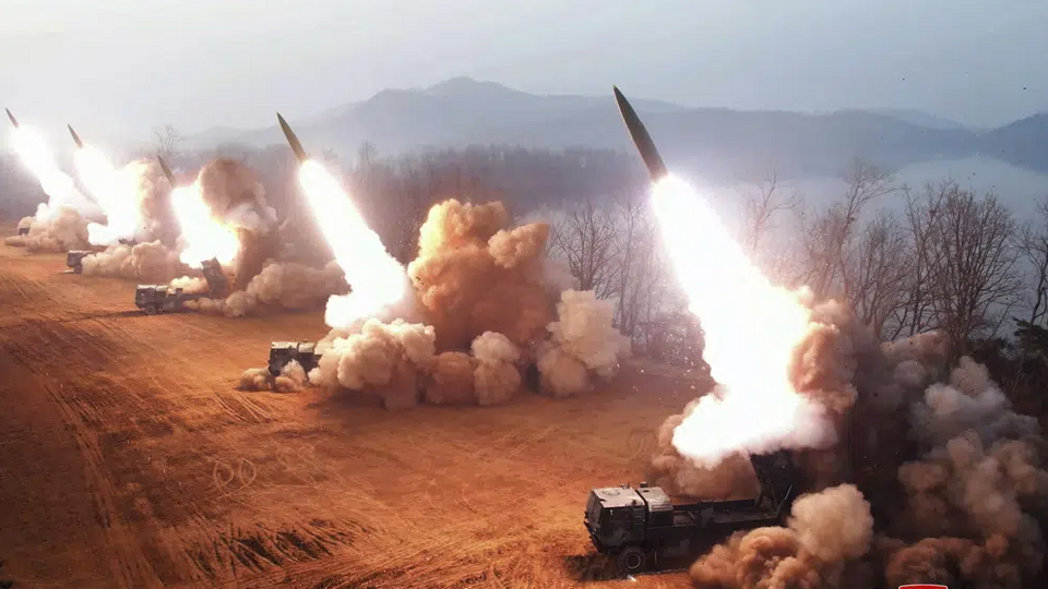 Independent journalists were not given access to cover the event depicted in this image distributed by the North Korean government.