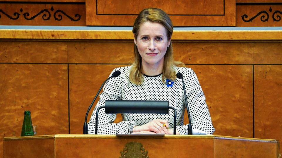 Kallas is due to meet the president on Monday, with the government's swearing-in ceremony to follow.