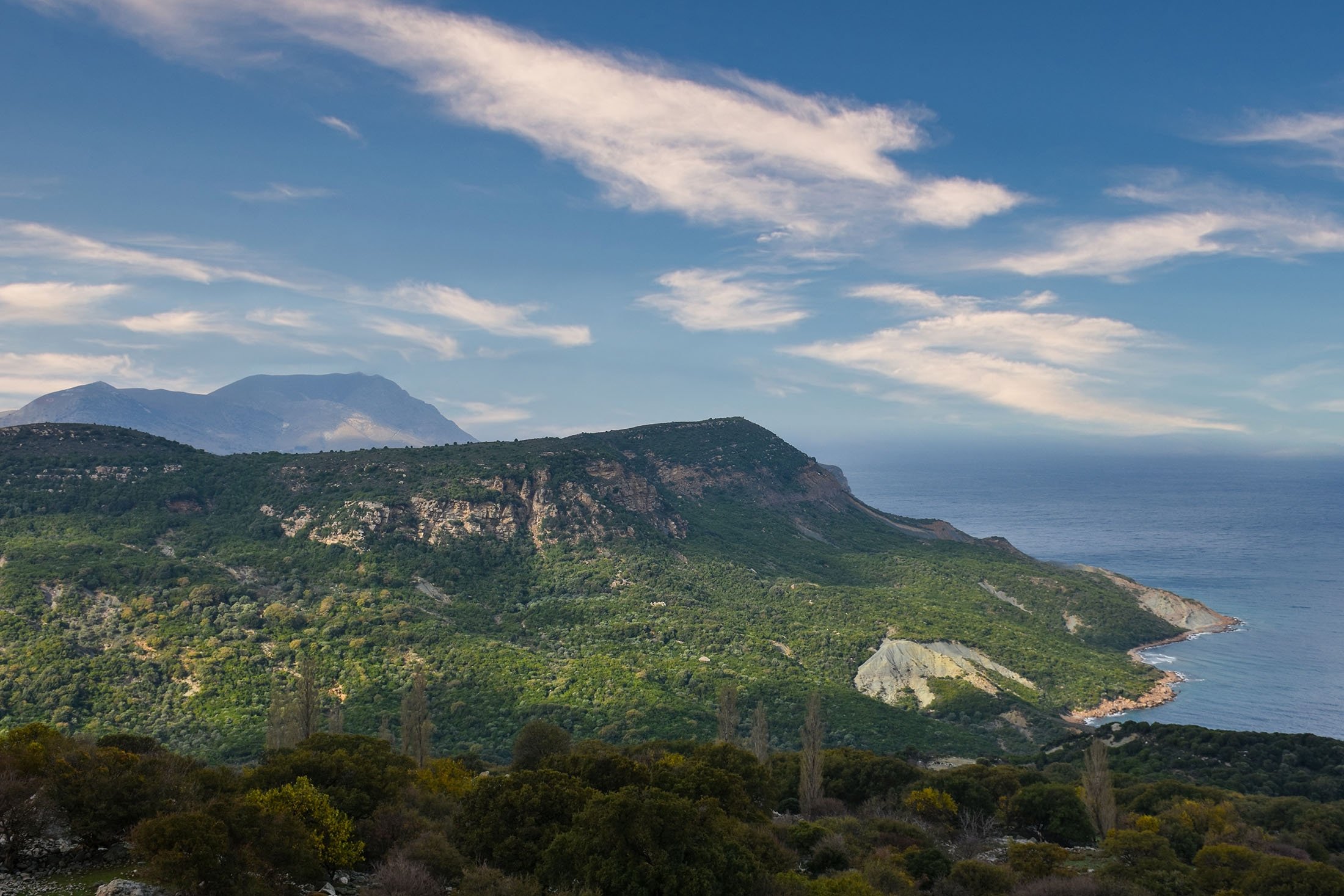 280860 The Çınaraltı site of Tepeköy village on the island of Gökçeada, in Çanakkale, Türkiye. (Shutterstock Photo)