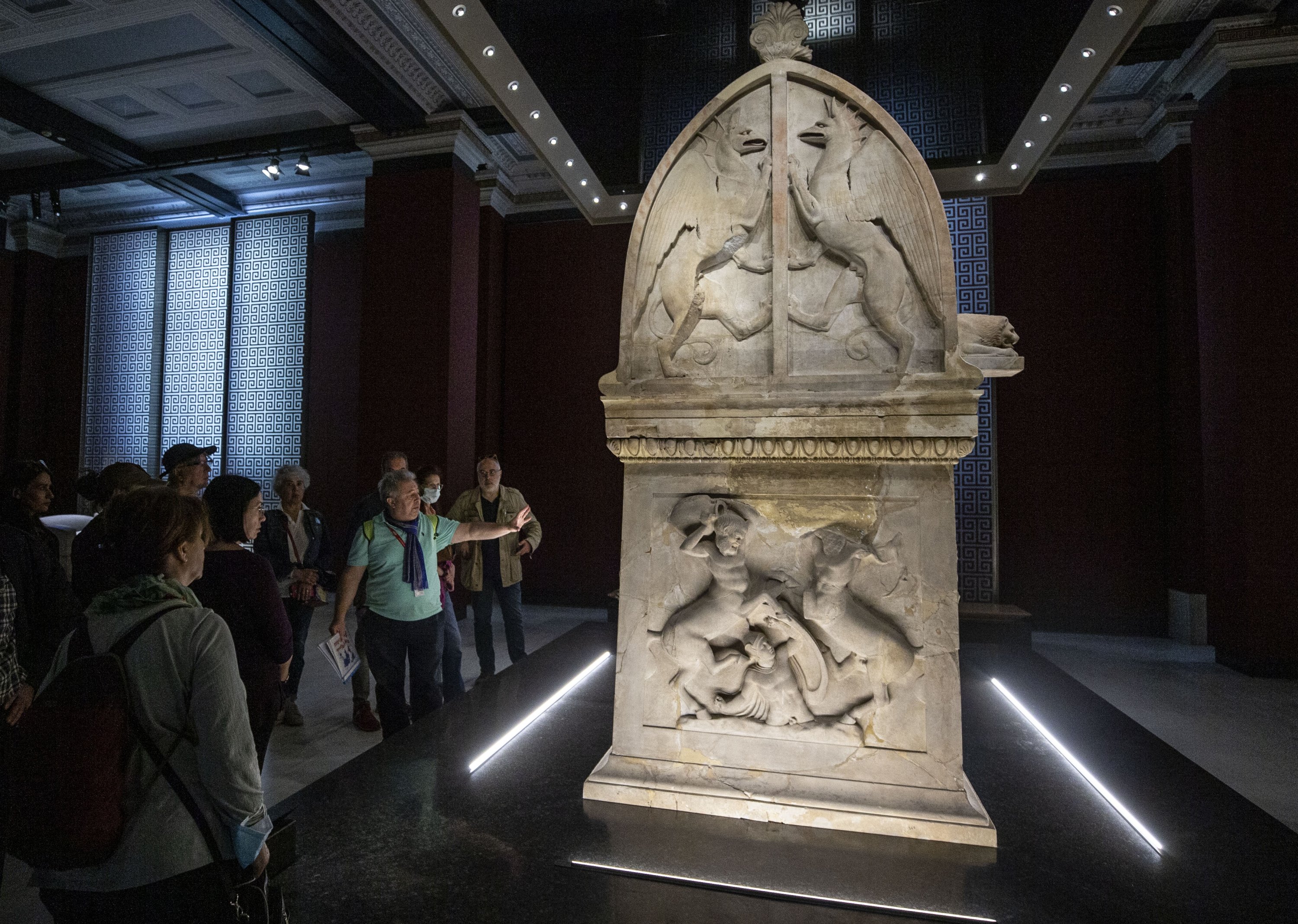 282043 The Istanbul Archaeology Museums, established by Osman Hamdi Bey, have been welcoming visitors for 128 years to take a journey through history and trace the footsteps of civilizations, where world-renowned artifacts such as the Alexander Sarcophagus and the Treaty of Kadesh are exhibited, Istanbul, Türkiye, April 15, 2022. (AA Photo)
