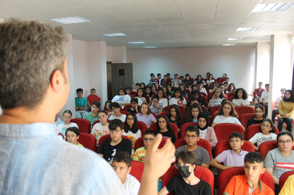 Students attend preparatory classes in Atatürk University Foundation, Erzurum, Türkiye, July 13, 2023. (IHA Photo)