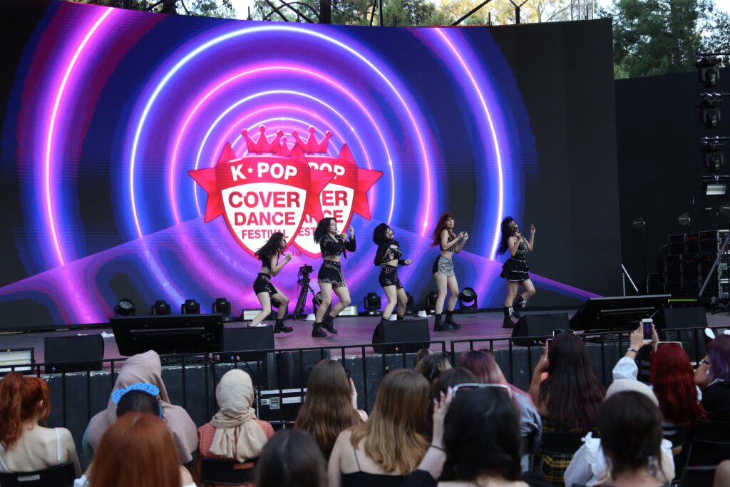 The K-Music Festival was organized by the Korean Culture Center and the Korea Tourism Organization Istanbul Office, Antalya, Türkiye, July 17, 2023. (AA Photo)