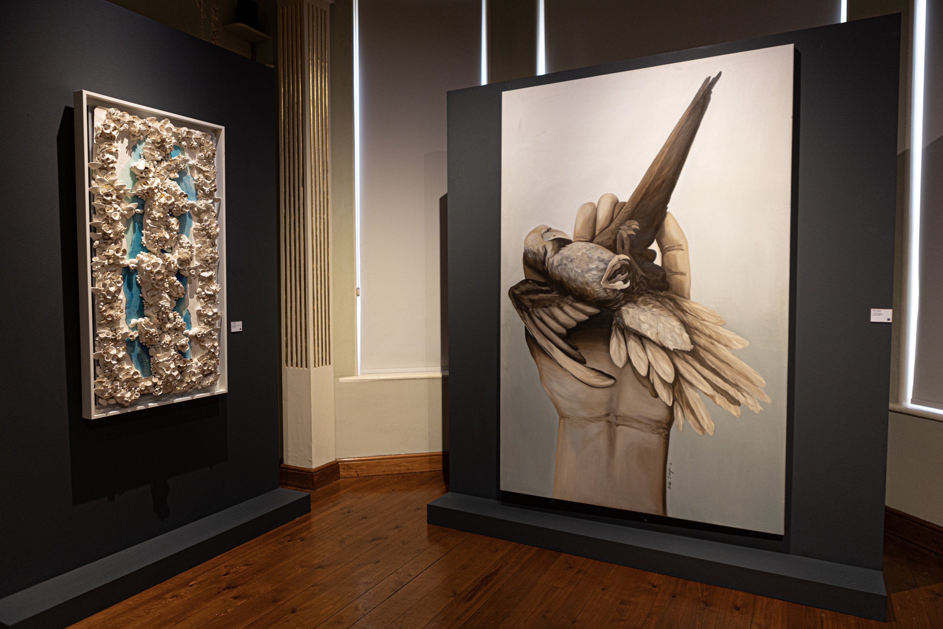 283964 Some of the artwork displayed at the