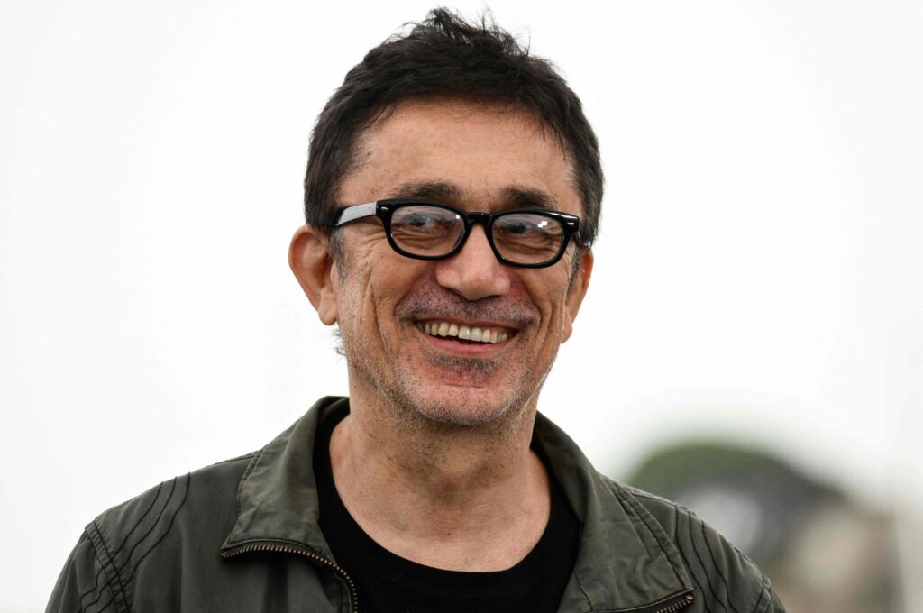 Turkish director Nuri Bilge Ceylan poses during a photocall for the film "Kuru Otlar Ustune" (About Dry Grasses) at the 76th edition of the Cannes Film Festival in Cannes, southern France, May 20, 2023. (AFP Photo)