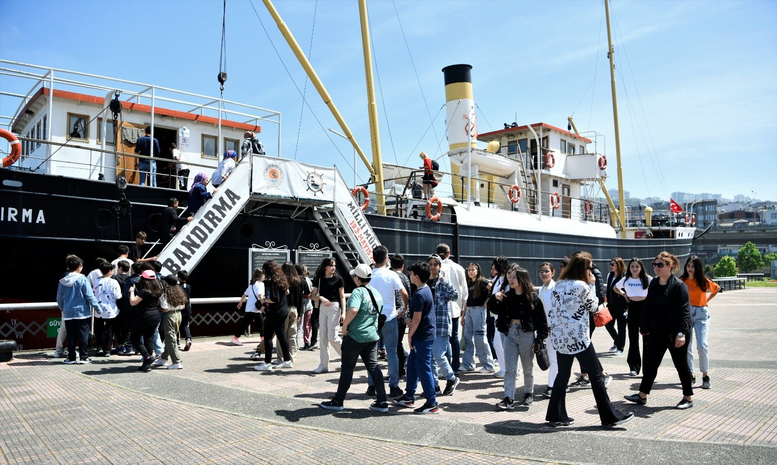 286225 The museum of Bandırma Ferry, a replica of the SS Bandırma, Samsun, Türkiye, Aug. 6, 2023. (DHA Photo)