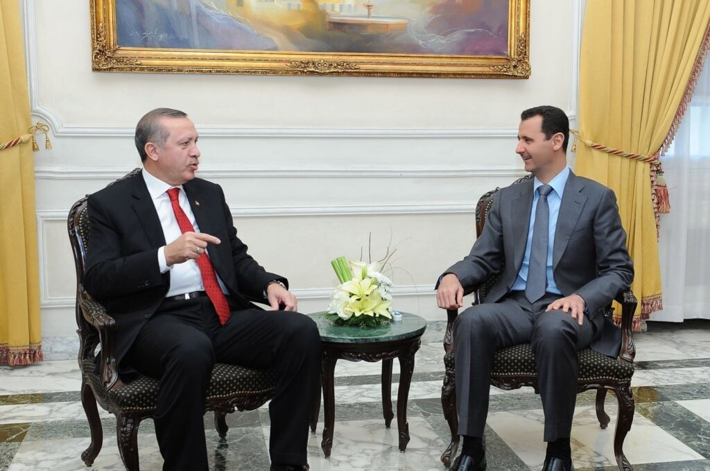 Then-Prime Minister Recep Tayyip Erdoğan meets with Syria's Bashar Assad in Aleppo city, Syria, Feb. 6, 2011. (Reuters File Photo)