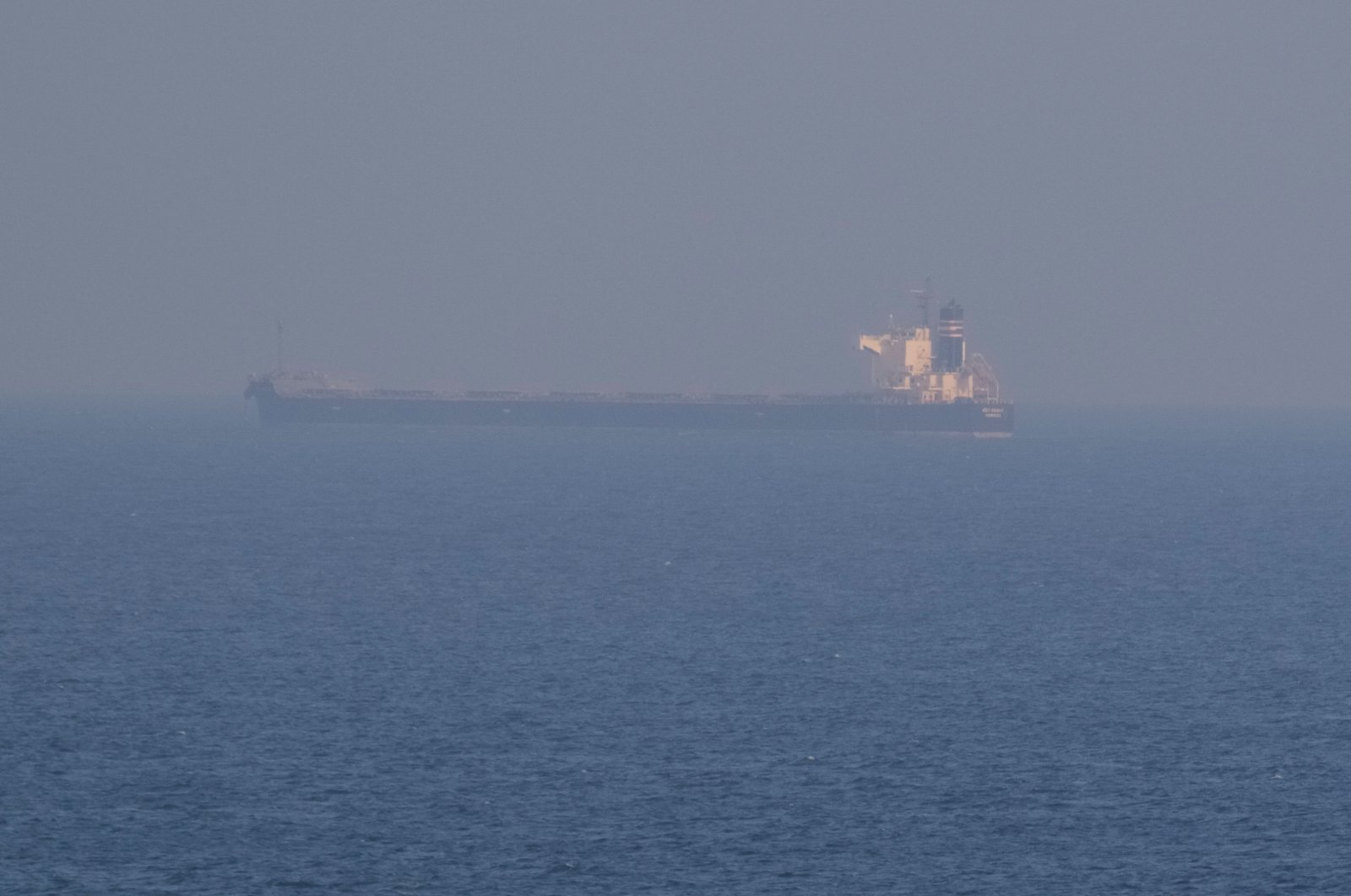 A grain ship carrying Ukrainian grain is seen in the Black Sea, amid Russia's attack on Ukraine, near the Ukrainian port of Odesa, Ukraine, Nov. 2, 2022. (Reuters Photo)