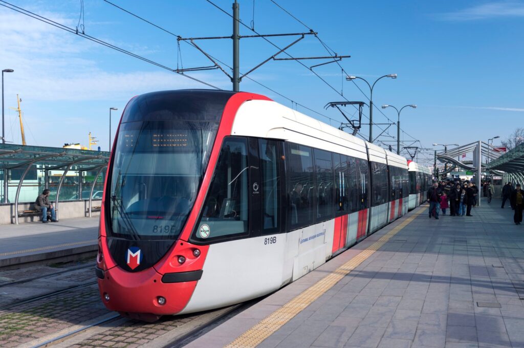 The Eminönü - Sirkeci Tram Line, Istanbul, Türkiye, Sep. 20, 2018. (Shutterstcok Photo)