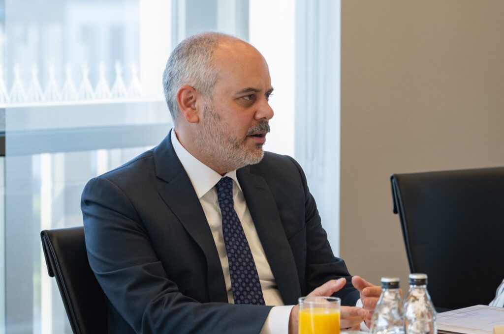 Akif Çağatay Kılıç attends a meeting with U.S. House of Representatives members in Ankara, Aug. 24, 2023. (AA File Photo)