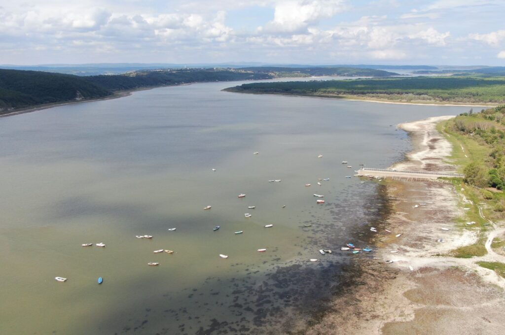 The occupancy rate of a local dam increased after recent floods in Istanbul, Türkiye, Sept. 07, 2023. (DHA Photo)