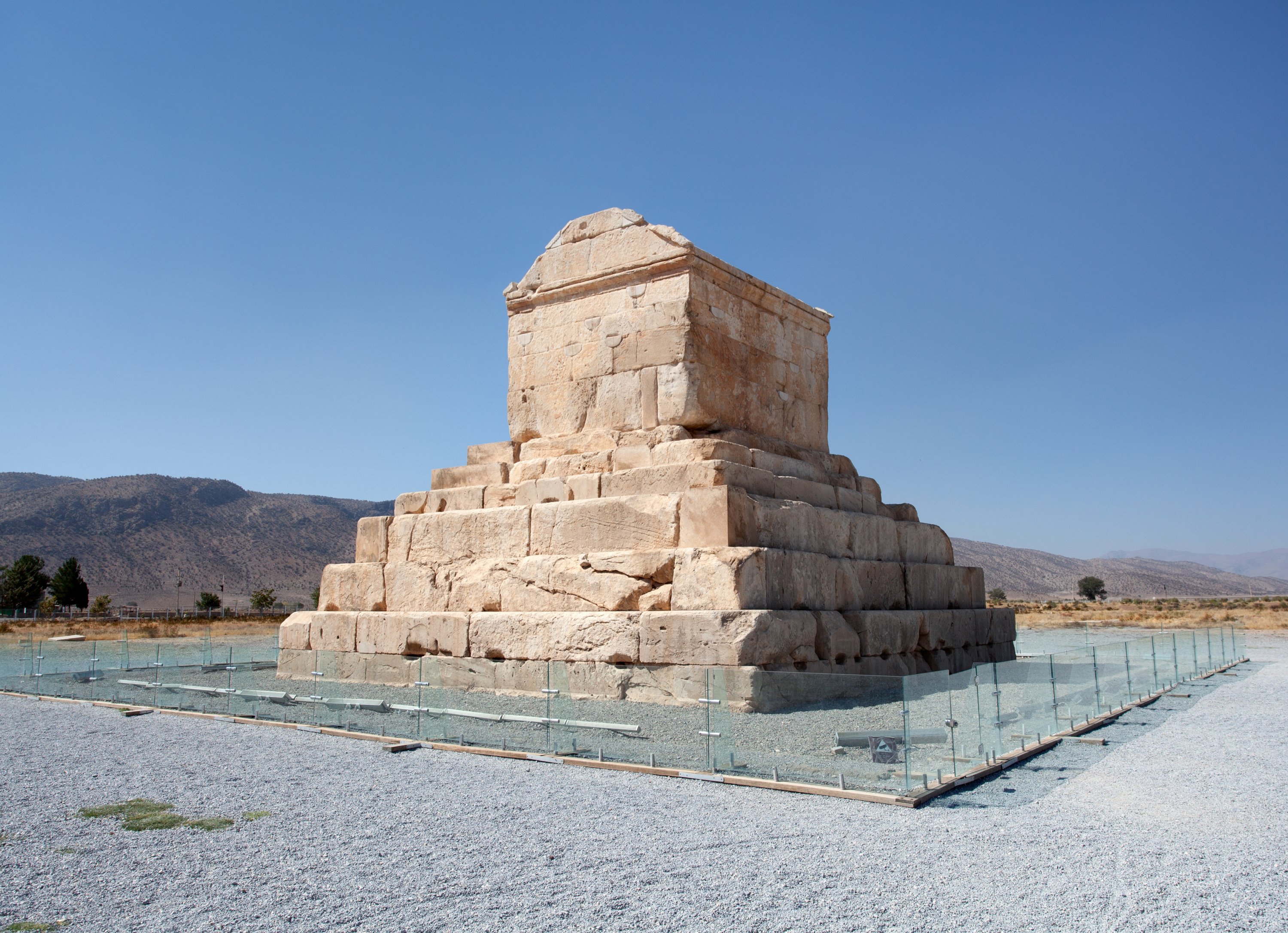 293779 Pasargadae was the capital of the Achaemenid Empire under Cyrus the Great. Today is an archaeological site and one of Iran's UNESCO World Heritage Sites. (Getty Images Photo)