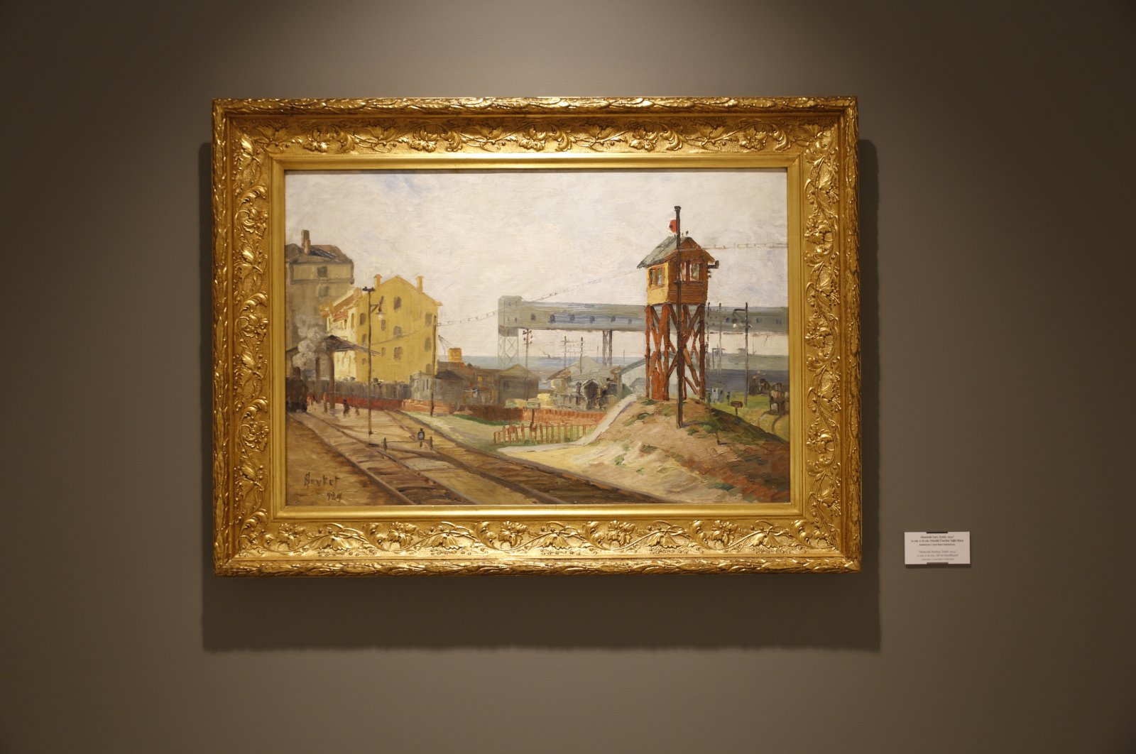 "Alsancak Station, Izmir" by Şevket Dağ. (Photo courtesy of Bozlu Art Project)