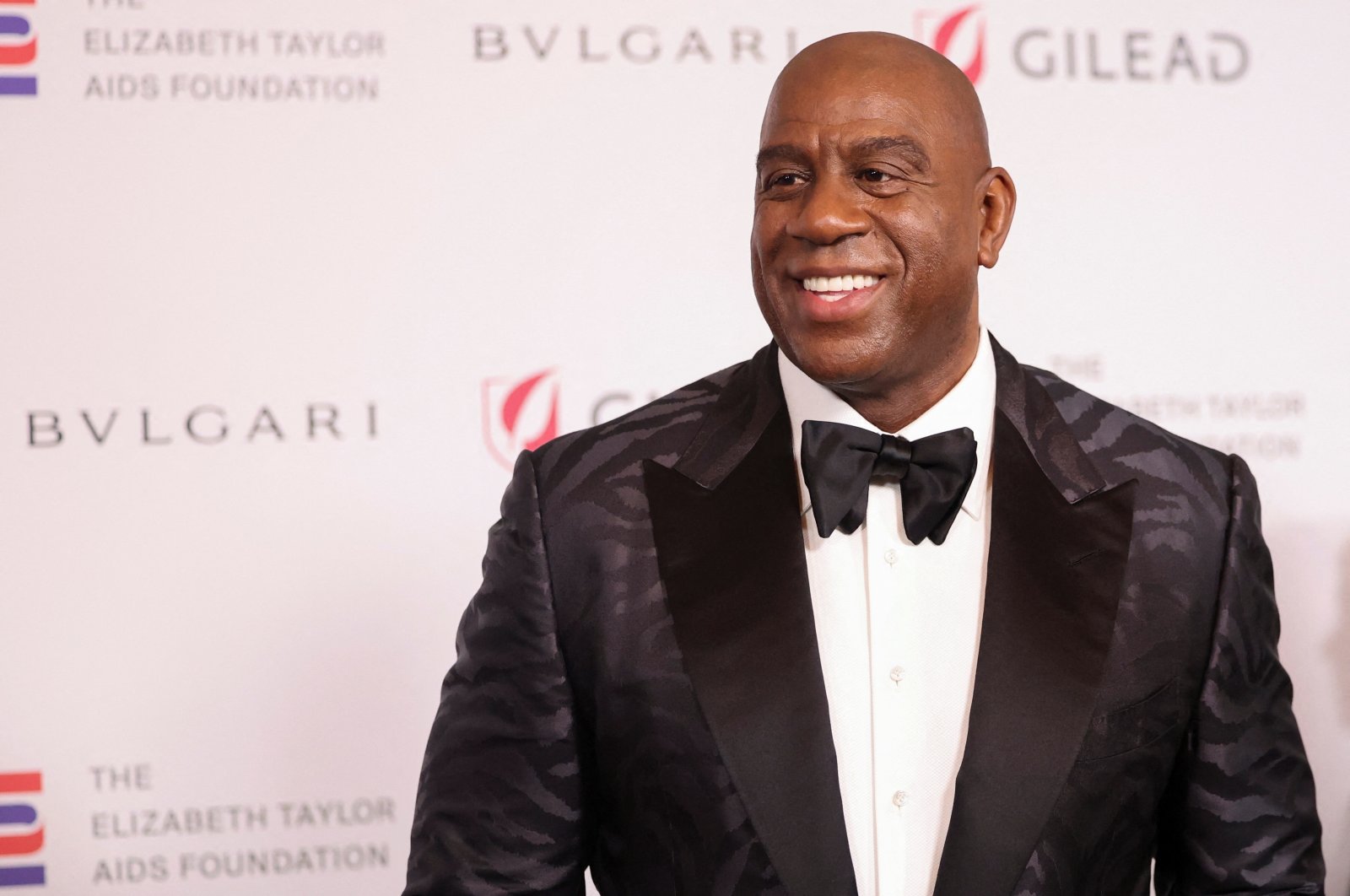 Earvin "Magic" Johnson attends the Elizabeth Taylor Ball to End AIDS, Beverly Hills, California, U.S., Sept. 21, 2023. (Reuters Photo)