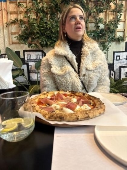 294845 Pizzeria Granello (Perikleous 18) is a stylish yet simple place where you can enjoy authentic Italian pizza made with fresh and traditional ingredients, Athens, Greece, Sept. 20, 2023. (Photo by Derya Taşbaşı)