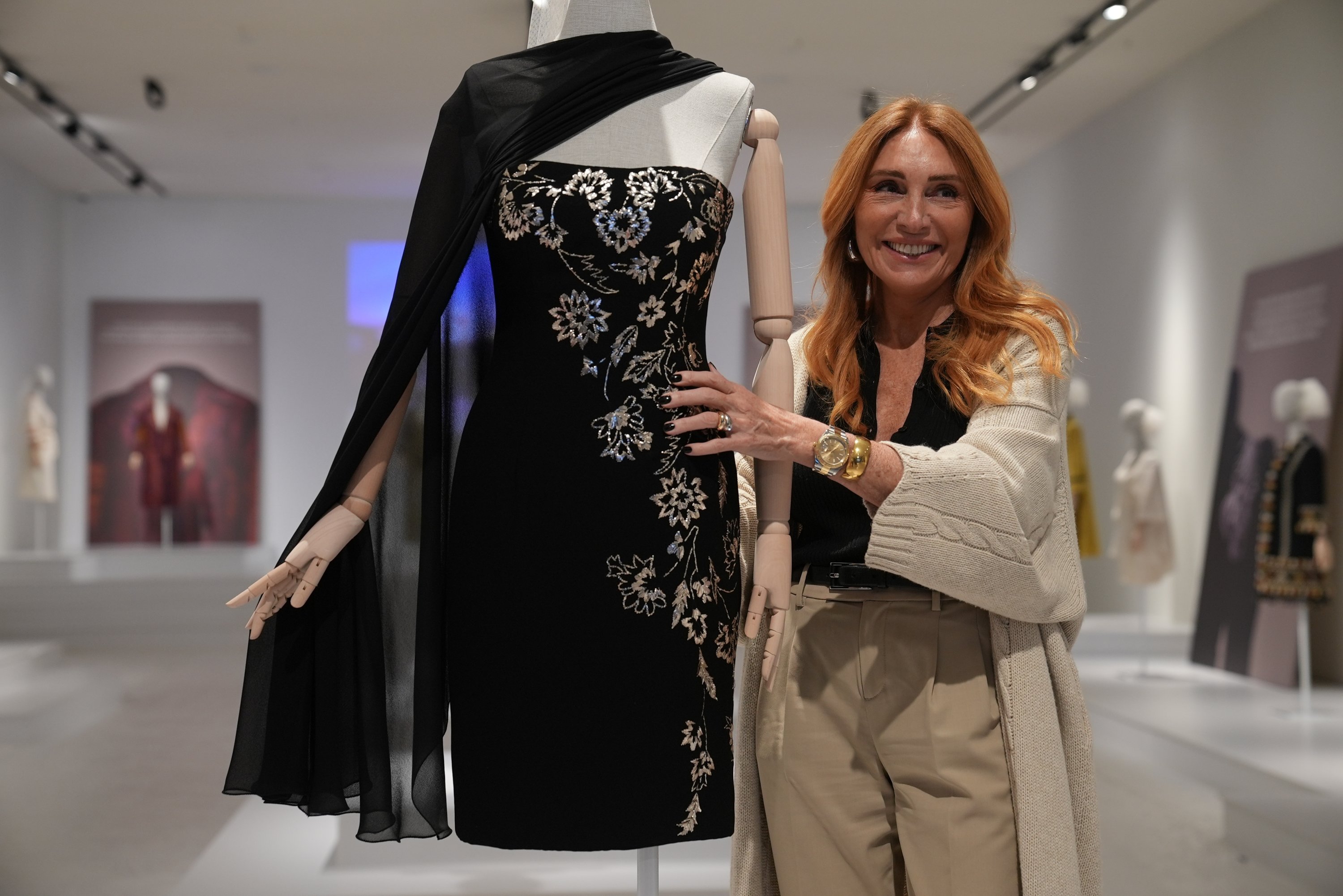 303705 32 garments where unique weavings and embroideries from various regions of Anatolia by numerous masters are transformed into modern designs under Dilek Hanif's signature, Istanbul, Türkiye, Nov. 26, 2023. ( Photo courtesy of AKM)