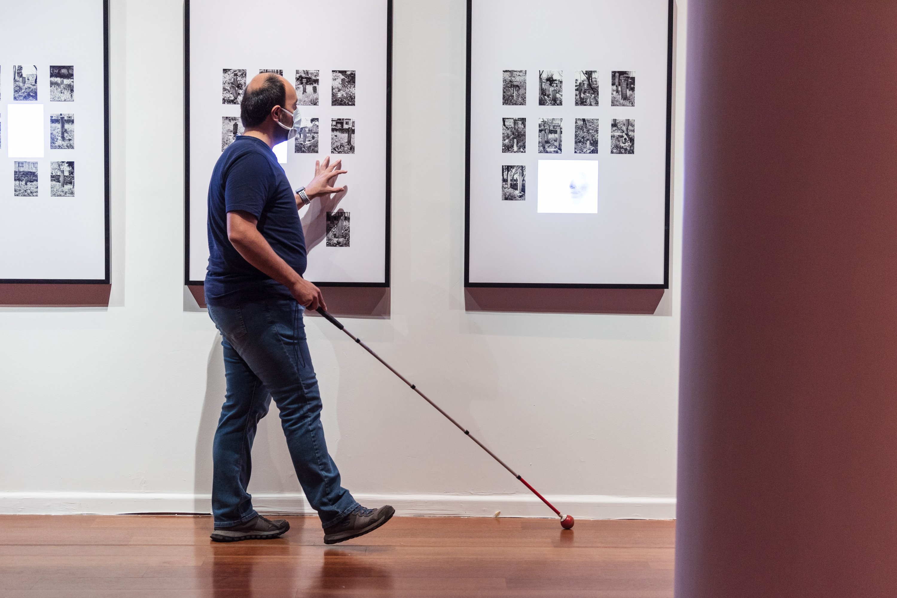 303715 The “Past, Present, Istanbul” exhibition at the Sakıp Sabancı Museum is accessible to both blind and deaf visitors, Istanbul, Türkiye. (Photo courtesy of Accessible Everything)