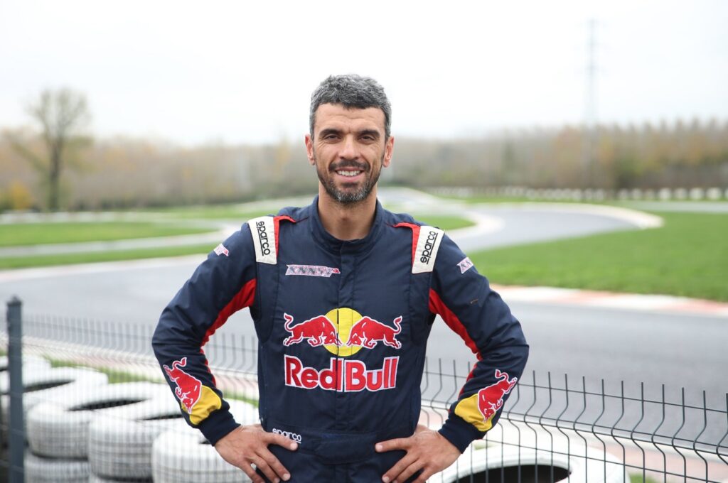 Turkish rider Kenan Sofuoğlu poses for a photo after an interview, Istanbul, Türkiye, Nov. 30, 2023. (AA Photo)
