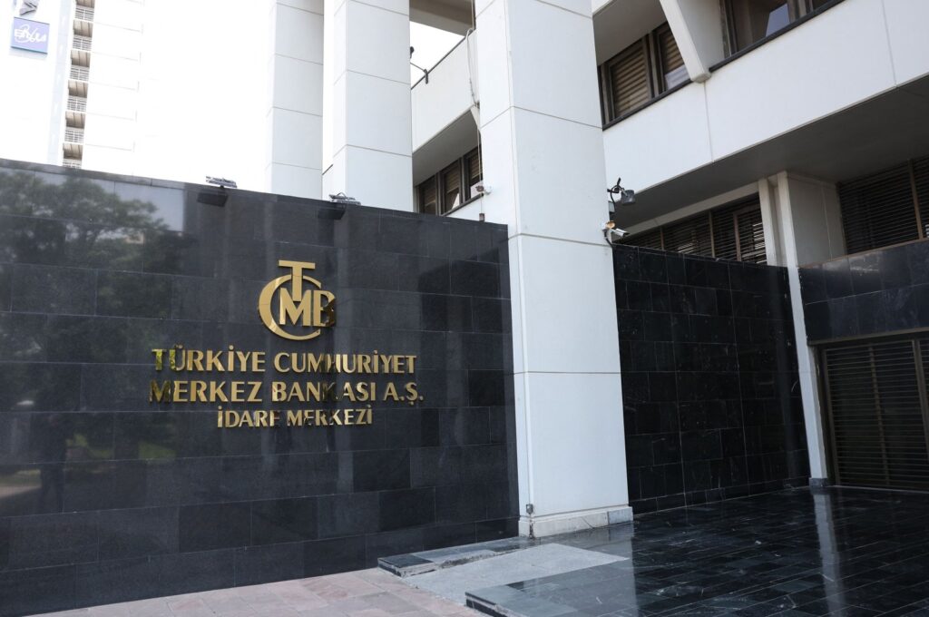 The Central Bank of the Republic of Türkiye (CBRT) headquarters are seen in Ankara, Türkiye, June 9, 2023. (AFP Photo)