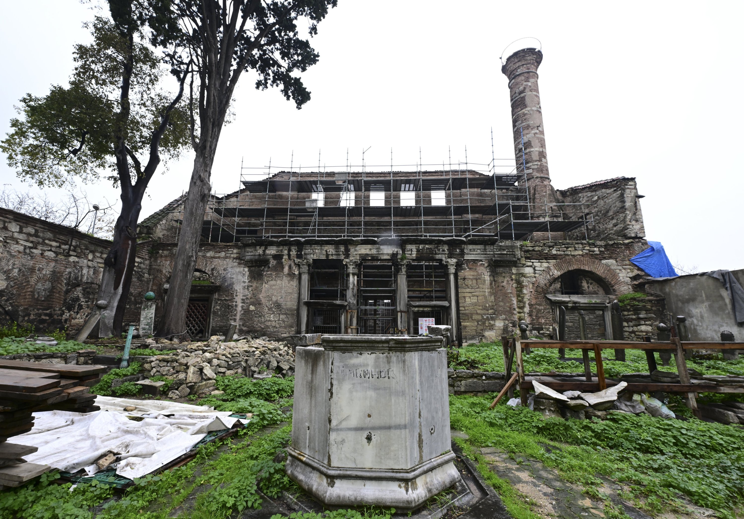 306465 The Imrahor Ilyas Bey Mosque, also known as the Monastery of Stoudios, dating back earlier than Hagia Sophia and established in the fifth century, maintains its significance as the oldest religious structure in Istanbul, Türkiye, Dec. 7, 2023. (AA Photo)