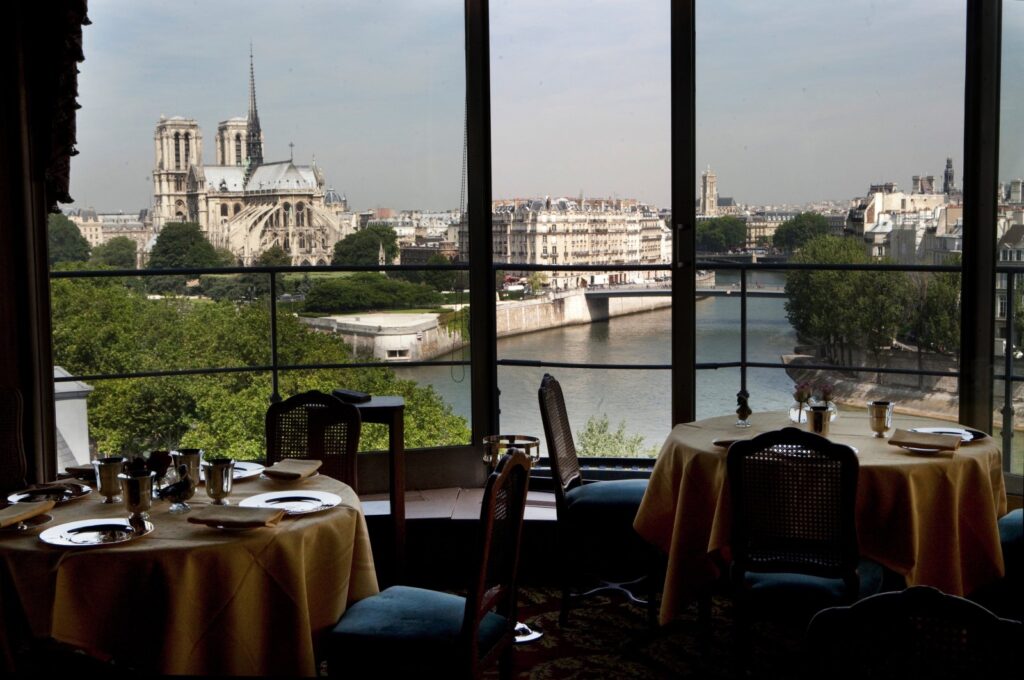 View from the La Tour d'Argent restaurant in Paris, France. Nov. 1, 2011. (Getty Images Photo)
