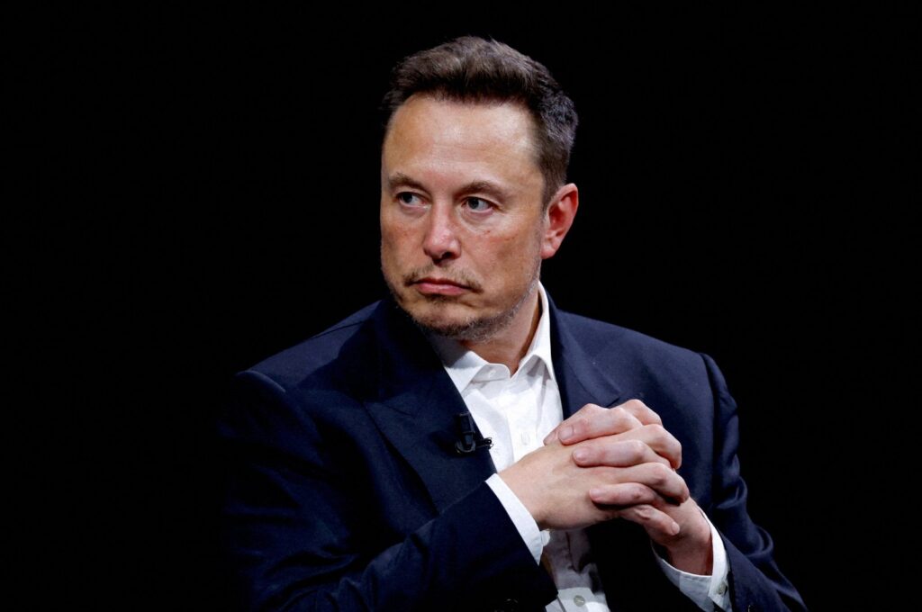 Elon Musk, CEO of SpaceX and Tesla, and owner of X, formerly known as Twitter, attends the Viva Technology conference, Porte de Versailles exhibition center, Paris, France, June 16, 2023. (Reuters Photo)