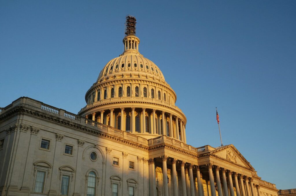 The morning sun hits the dome of the Capitol in Washington, U.S., Oct. 11, 2023. (Reuters File Photo)