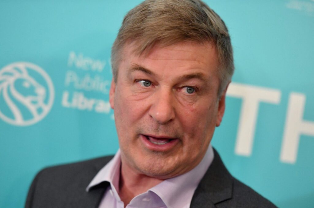 U.S. actor Alec Baldwin attends the premiere of "The Public" at New York Public Library in New York City, U.S., April 1, 2019. (AFP Photo)