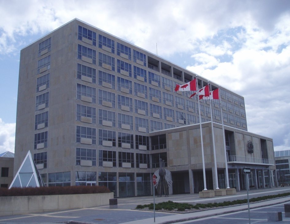John G. Diefenbaker Building, which hosts offices of Canada's foreign ministry, in Ottawa, in this undated file photo. (Wikipedia)