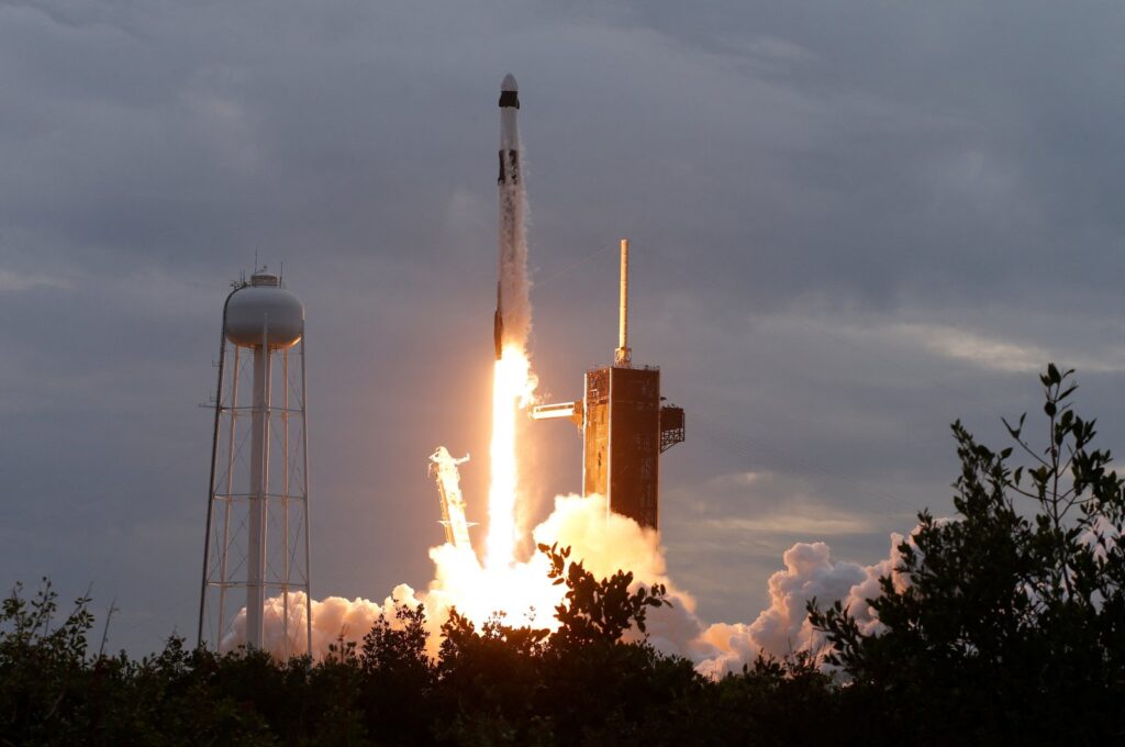 The Axiom Mission 3 launches to the International Space Station from Cape Canaveral, Florida, U.S. Jan. 18, 2024. (Reuters Photo)