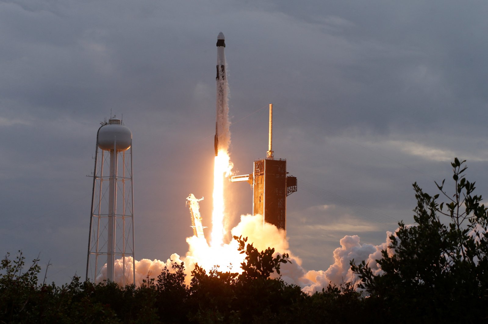 The Axiom Mission 3 launches to the International Space Station from Cape Canaveral, Florida, U.S. Jan. 18, 2024. (Reuters Photo)