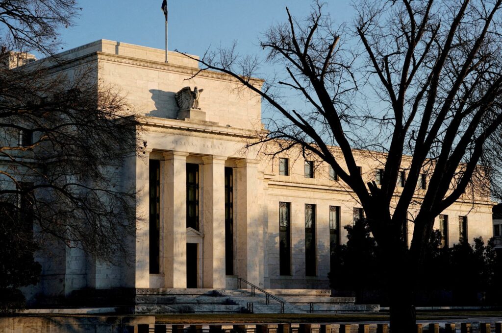 The Federal Reserve building in Washington, U.S., Jan. 26, 2022. (Reuters Photo)