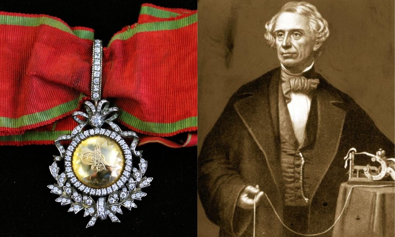 313336 The photo shows The Order of Glory, awarded to Samuel Morse by the Ottomans. (Photo edited Betül Tilmaç)