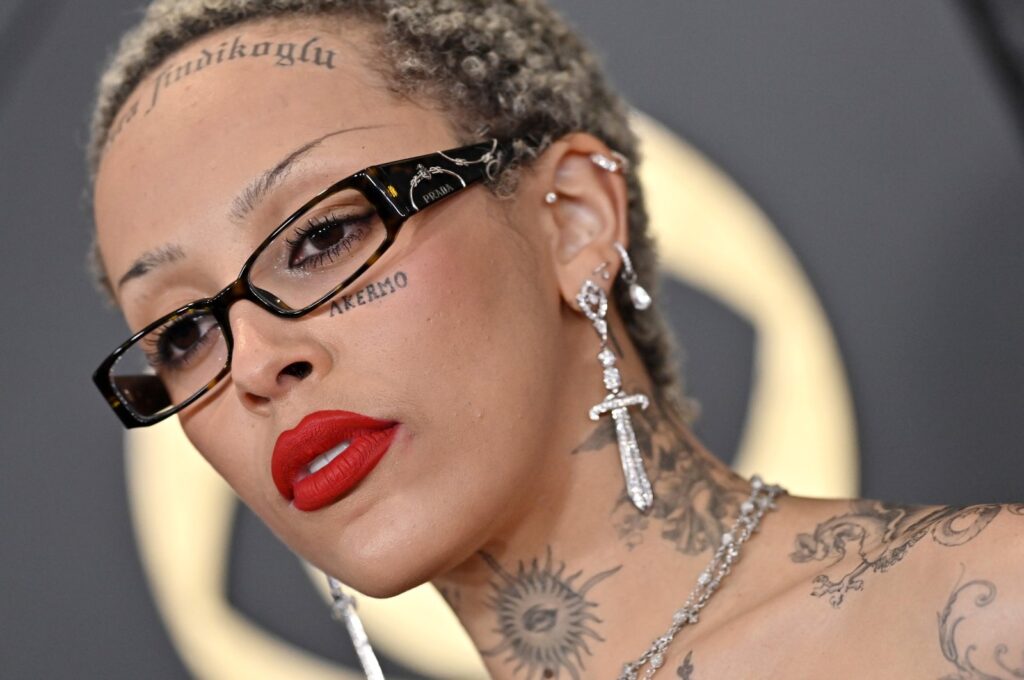 Doja Cat attends the 66th Grammy Awards, California, U.S., Feb. 4, 2024. (Getty Images Photo)