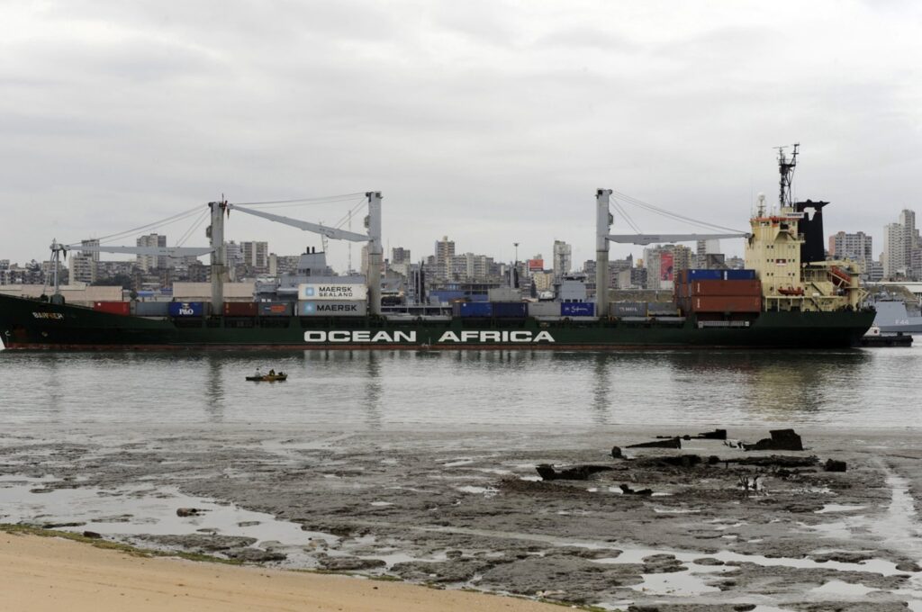 A container ship sails into the port of Mozambique's capital, Maputo, Sept. 8, 2010. (Reuters File Photo)