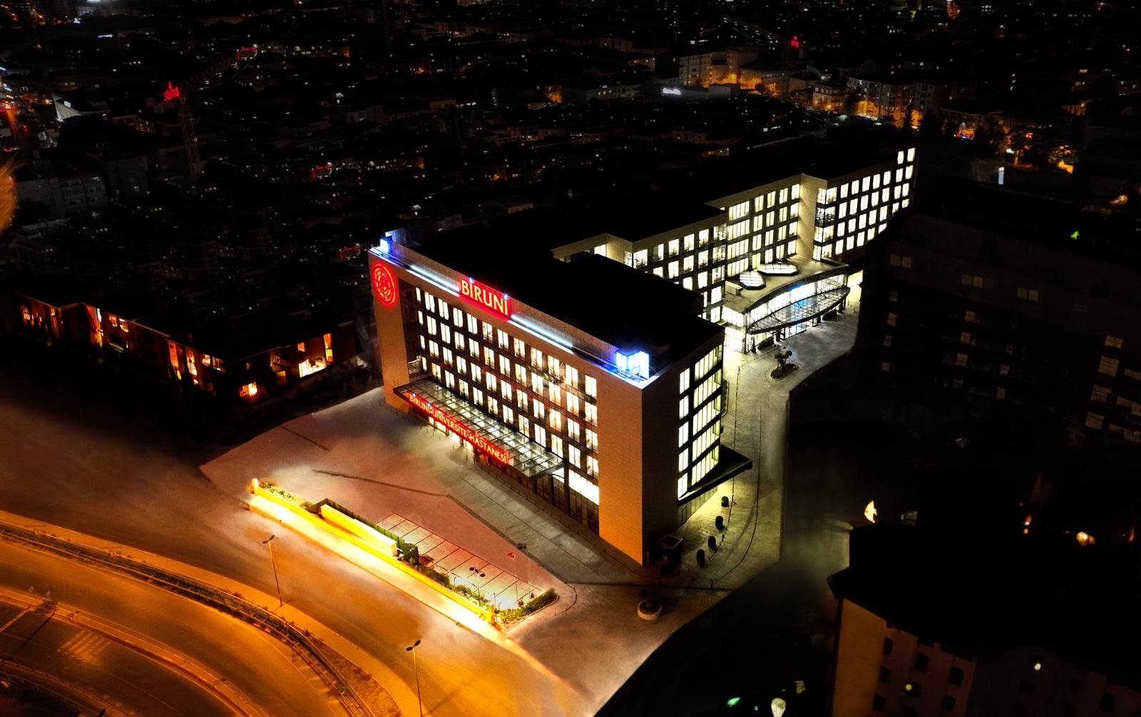 321660 An aerial view of the Biruni University Hospital, Istanbul, Türkiye, March 29, 2024. (Courtesy of Biruni University Hospital)