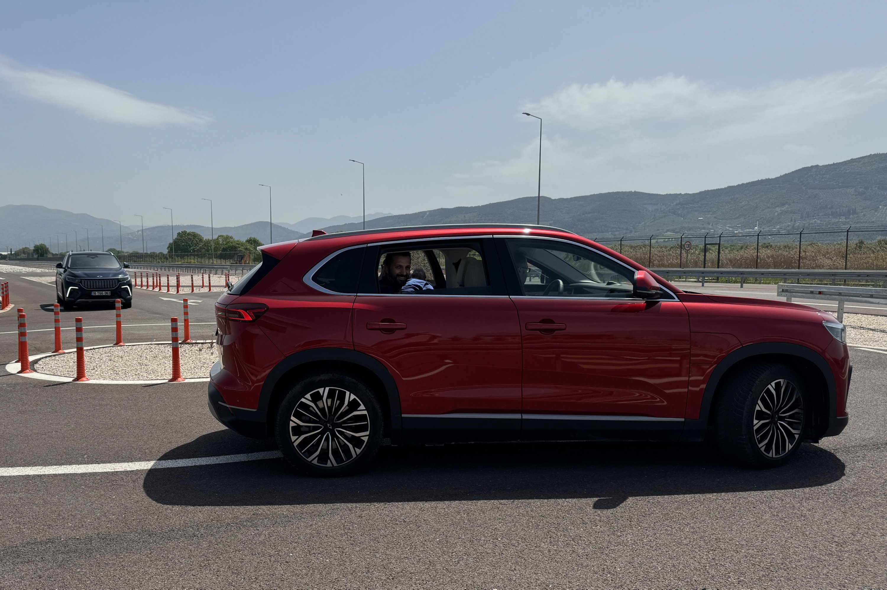 324141 Togg T10X is photographed during a test drive program organized at Togg Technology Campus in Gemlik, Bursa, northwestern Türkiye, April 16, 2024. (AA Photo)