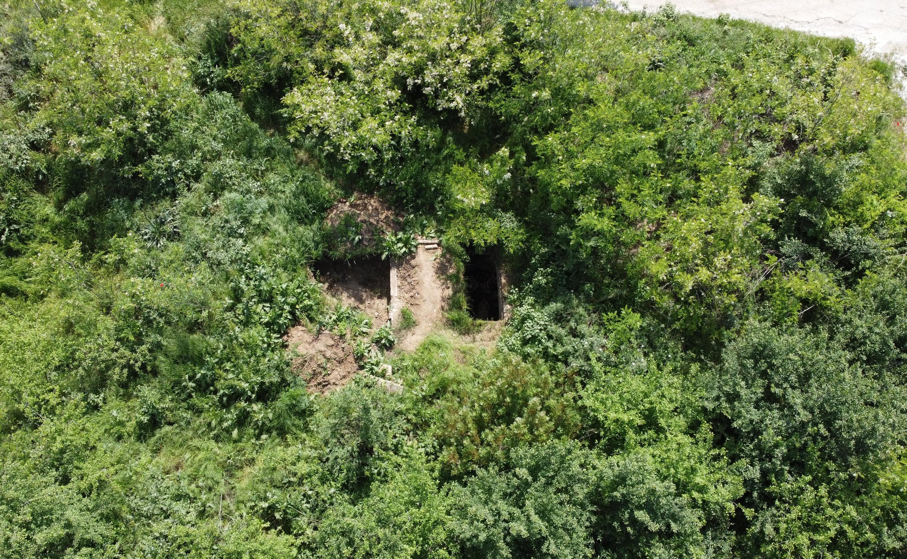 325732 The Catholic population during the railway construction period resulted in the cemetery being built in the area, Edirne, Türkiye, April 29, 2024. (DHA Photo)