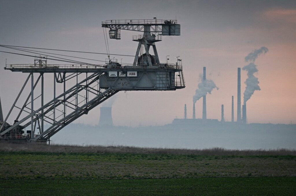 A partial view of the Troyanovo I coal mine, near the village of Troyanovo, eastern Bulgaria, April 12, 2024. (AFP Photo)