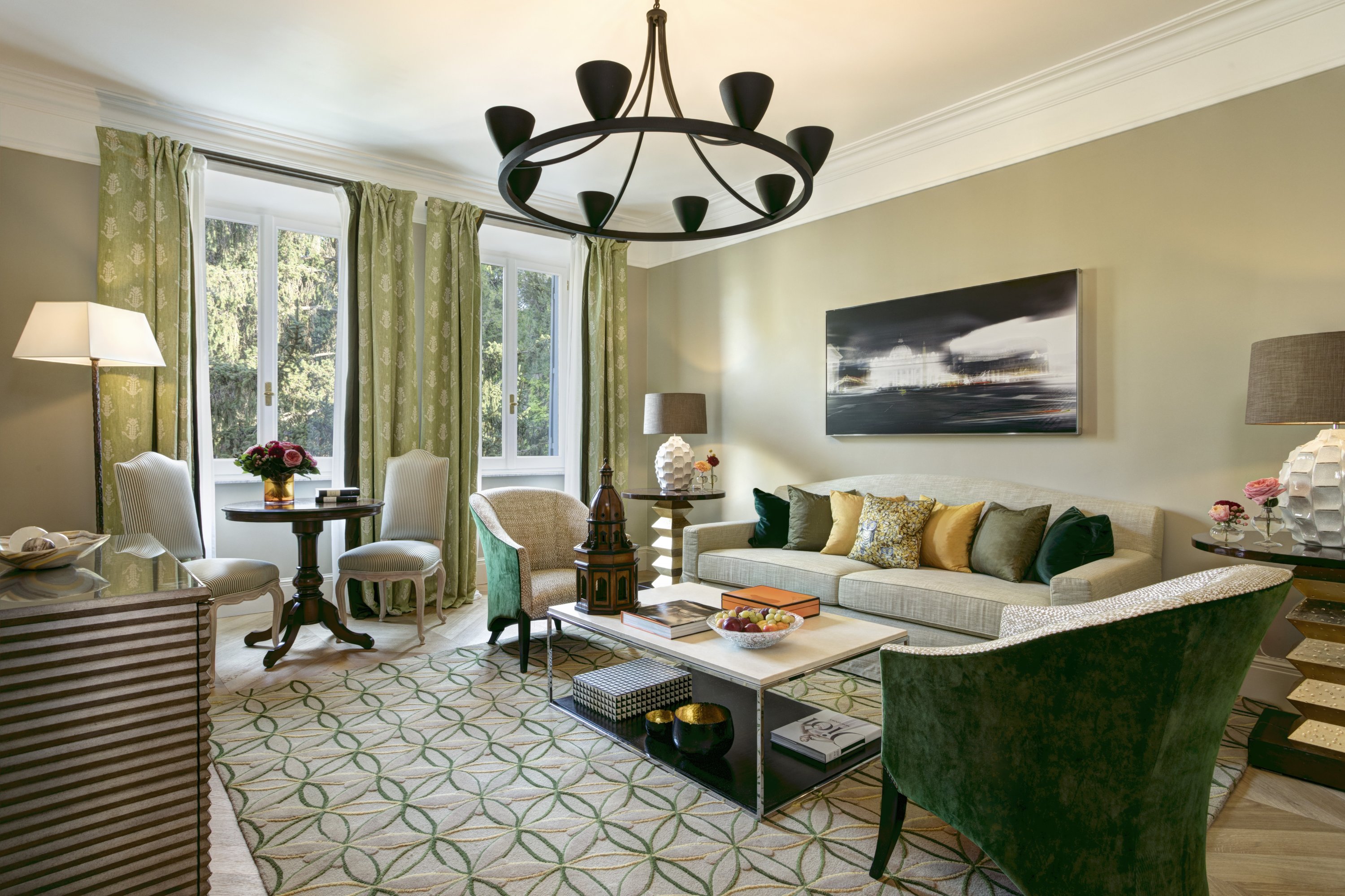 327317 Located between the Spanish Steps and Piazza del Popolo, Hotel de Russie is one of the most popular meeting spots for both tourists and locals, Rome, Italy. (Photo courtesy of RFH Hotel de Russie)