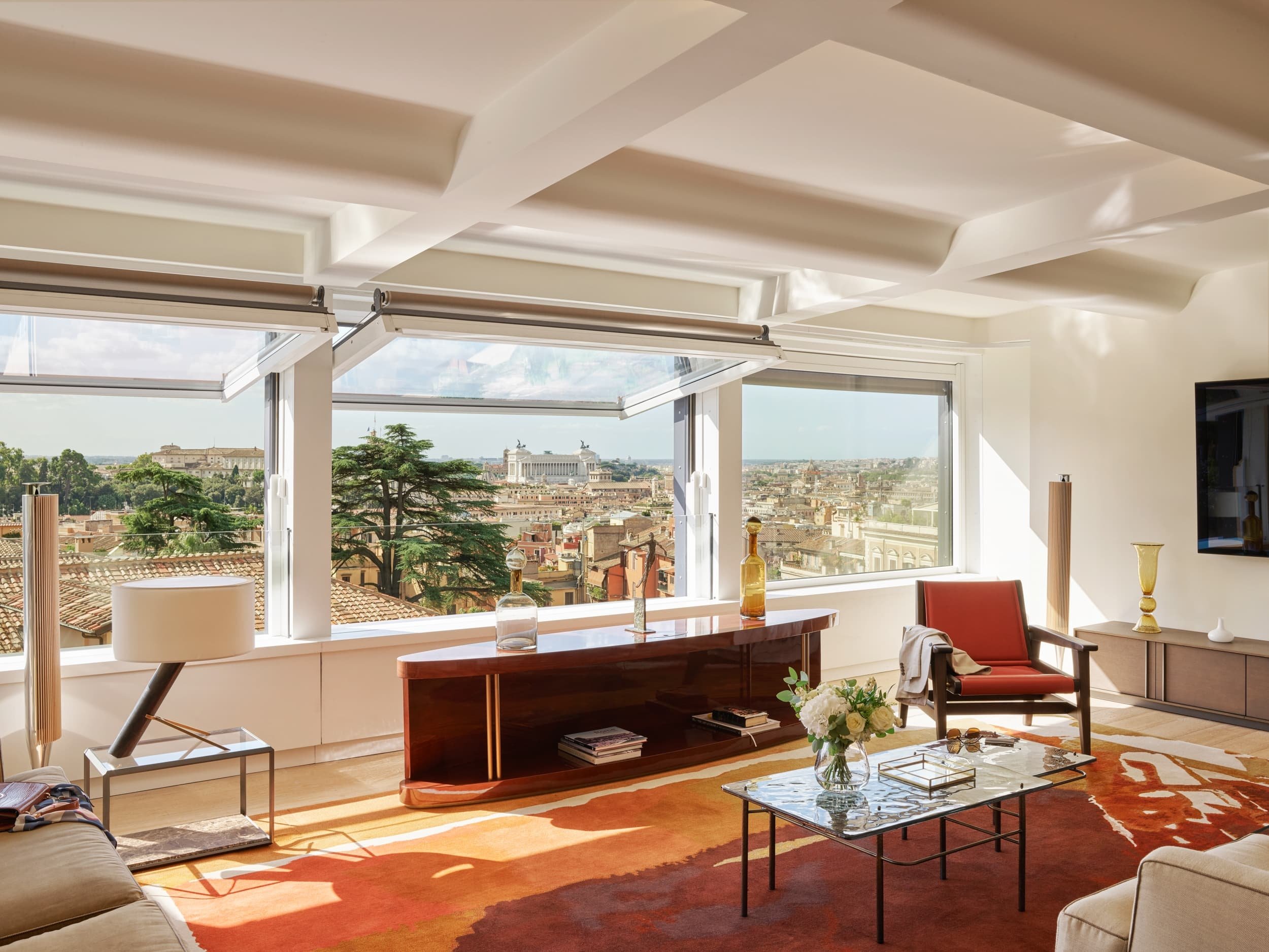 327319 Located next to Villa Borghese Park and close to Via Veneto, known as the Hotel Street, Hotel Eden Dorchester Collection is a boutique hotel with 96 rooms, Rome, Italy. (Photo courtesy of Hotel Eden)