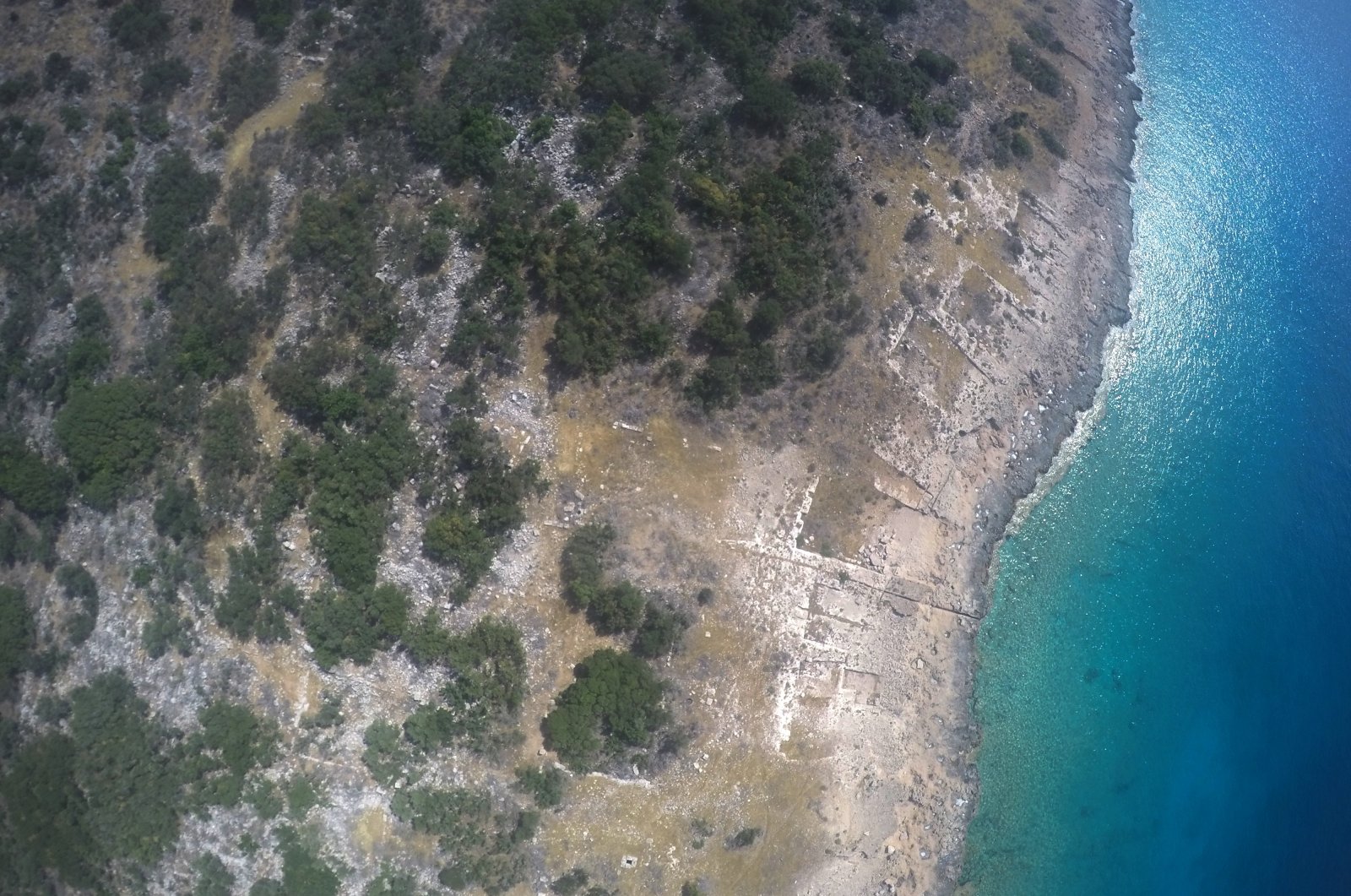 Dana Island's shipyard produced both large warships and smaller boats, displaying a rich maritime history spanning millennia, Mersin, Türkiye, May 15, 2024. (DHA Photo)