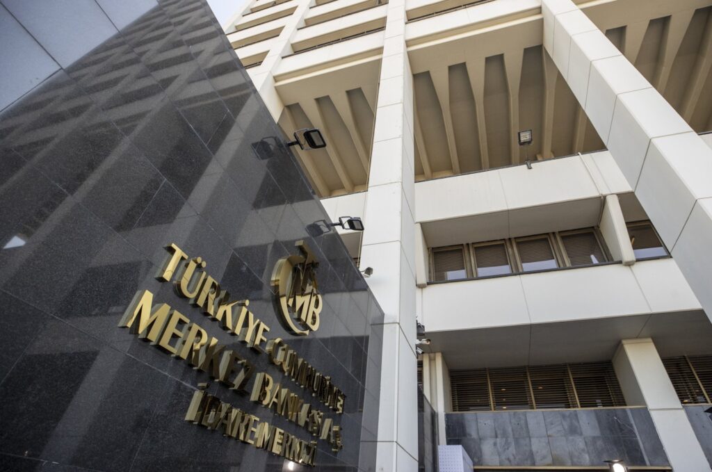 The headquarters of the Central Bank of the Republic of Türkiye (CBRT), Ankara, Türkiye, July 28, 2022. (AA Photo)