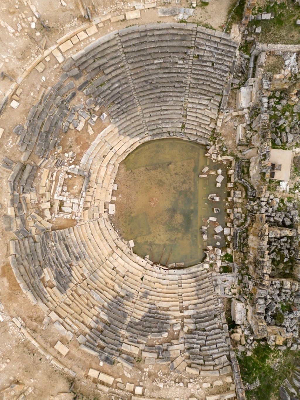 328893 Since the seating rows of the stadium are slightly polygonal, the structure widens in the middle, Kütahya, Türkiye, May 17, 2024. (Photo courtesy of Gürok Group)