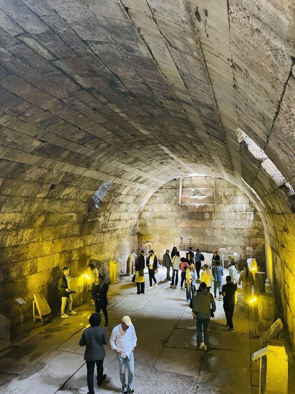 328894 The underlying structure of the temple that may have also hosted certain rituals due to the mythological tale of Zeus being born by Rhea in a cave and hidden in a cave, Kütahya, Türkiye, May 17, 2024. (Photo by Buse Keskin)