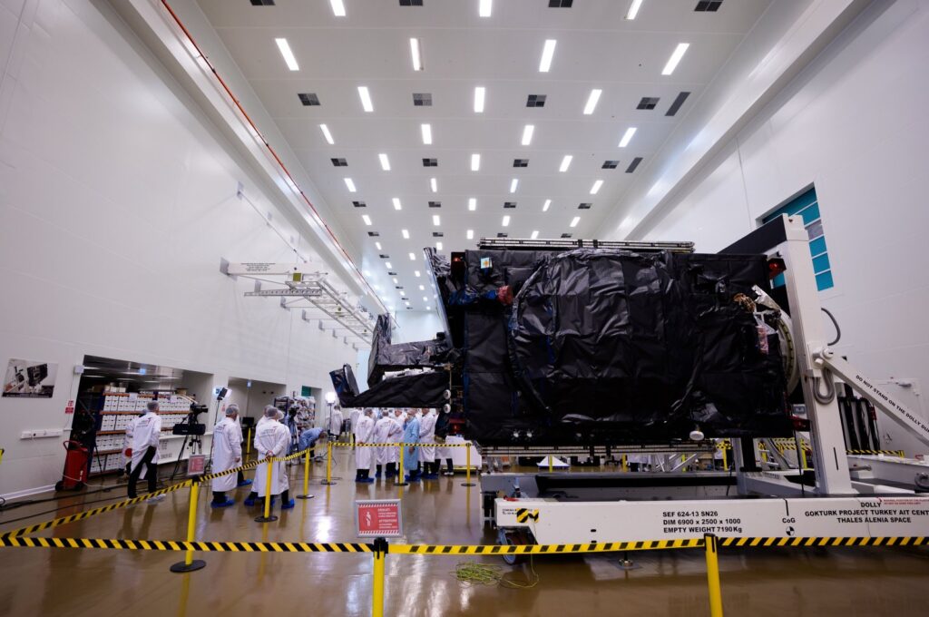 The Space Systems Assembly, Integration and Test Center at the Turkish Aerospace Industries (TAI) campus in Ankara, Türkiye, May 14, 2024. (AA Photo)