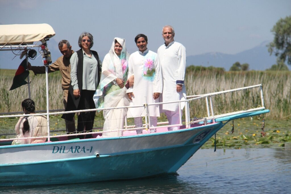 A boat tour of Beyşehir Lake followed, during which Bengali water lily songs were played, and photos were taken with the white water lilies, Konya, Türkiye, June 1, 2024. (Photo courtesy of consulate)