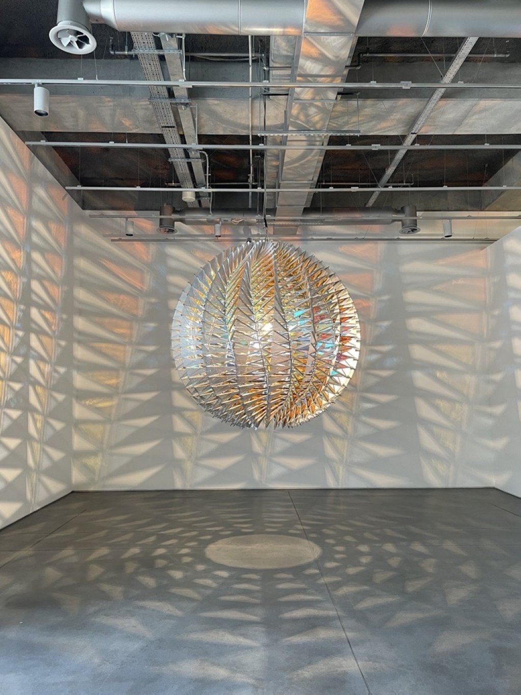 331667 'The critical zone sphere,' by Olafur Eliasson, 2020, Istanbul, Türkiye, June 6, 2024. (Photo by Buse Keskin)