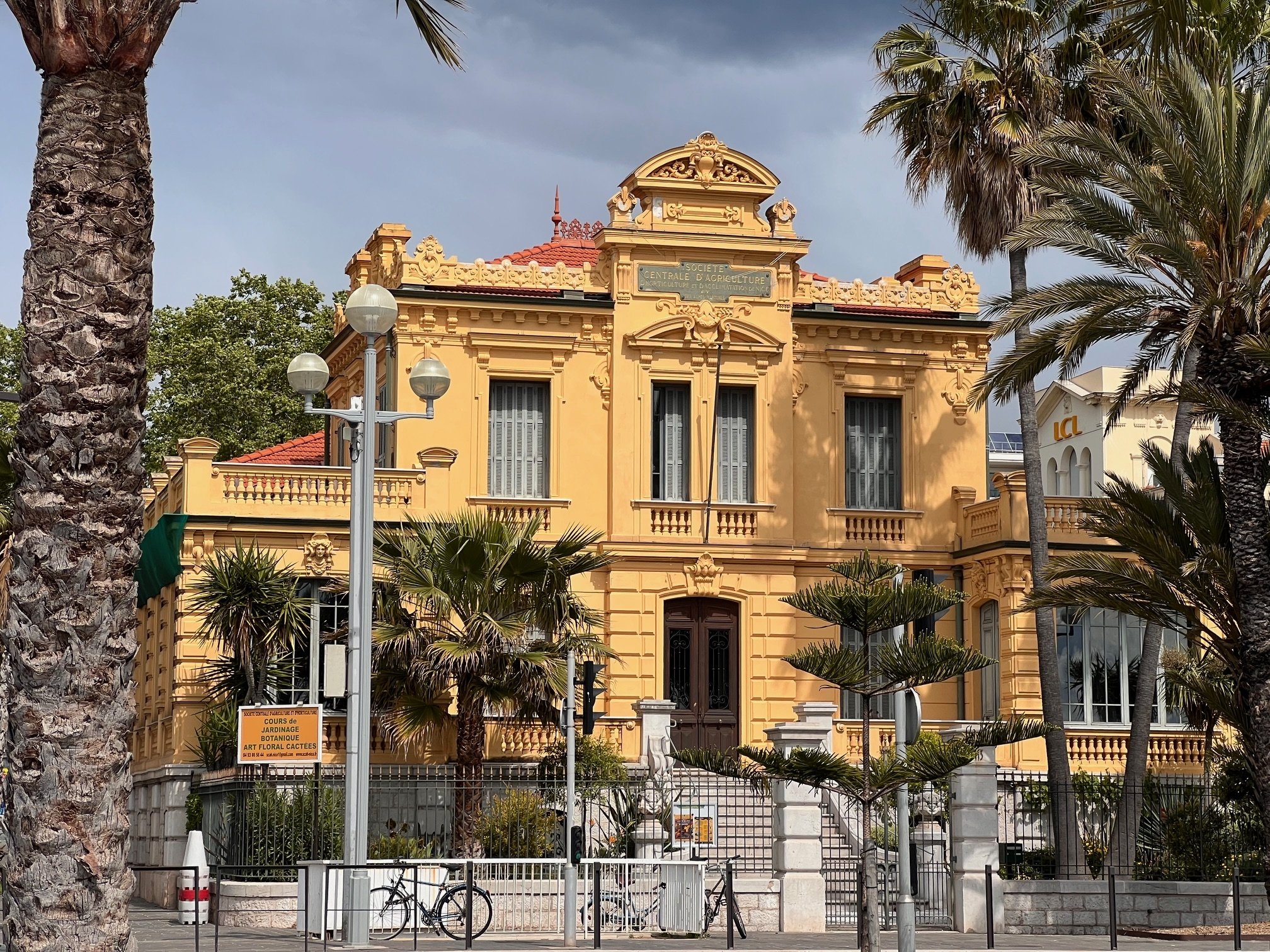 332277 Belle Epoque style Palais de l'Agriculture building on Promenade des Anglais, Nice, France, April 22, 2024. (Photo by Nurbanu Kızıl)