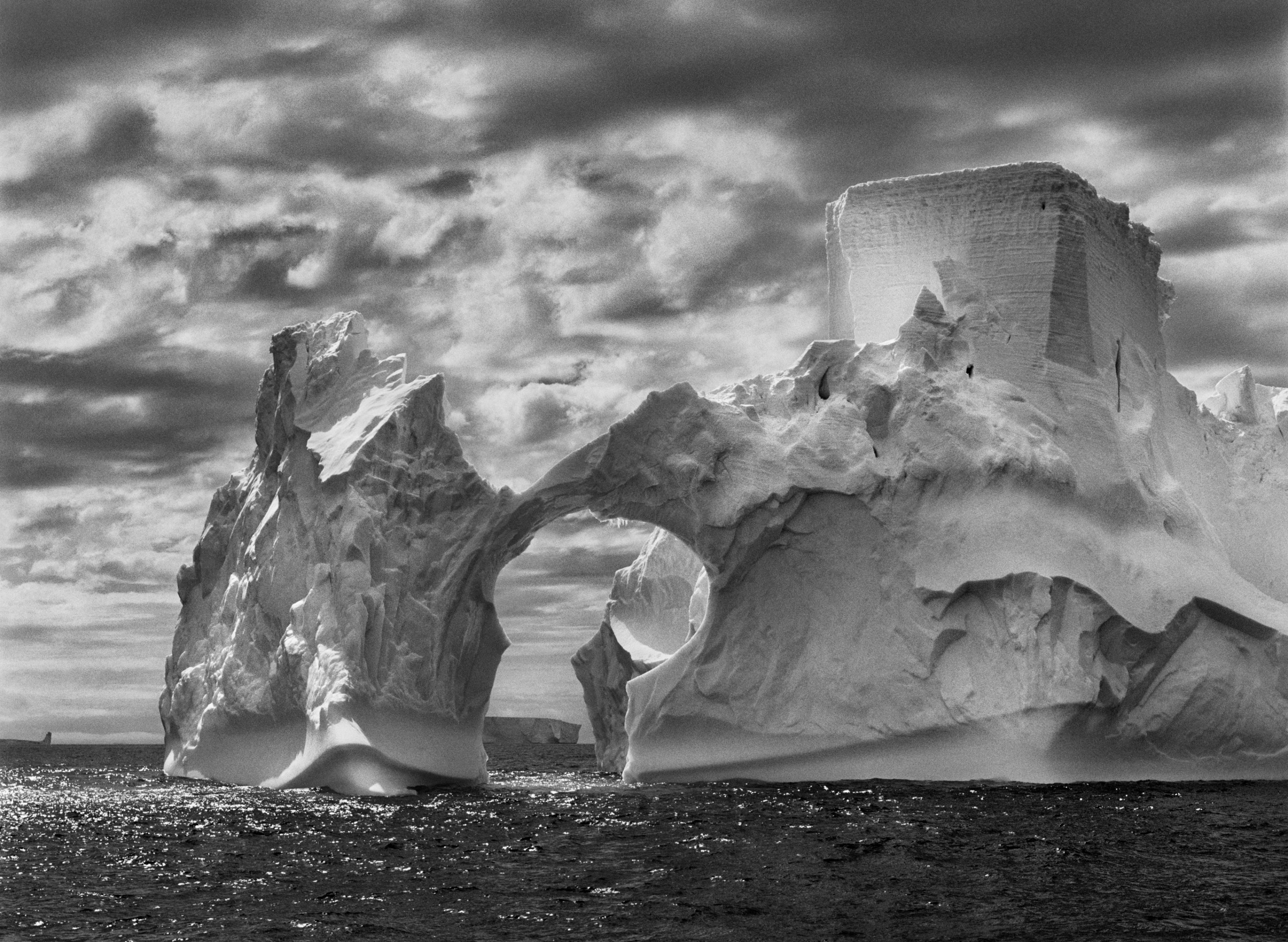 332440 An iceberg between Paulet Island and the South Shetland Islands on the Weddell Sea, Antarctic Peninsula, 2005. (Photo courtesy of Sebastiao Salgado)